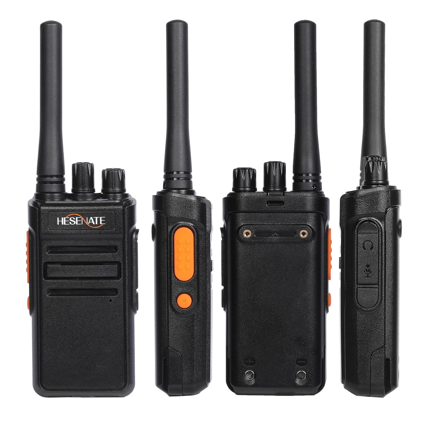 HESENATE HT66 16 Channels PMR446 Licencia Libre Radio Bidireccional | con Cargador de 6 Vias,Walkies Profesionales,Soporta VOX Manos Libres,para Restaurant Hotel