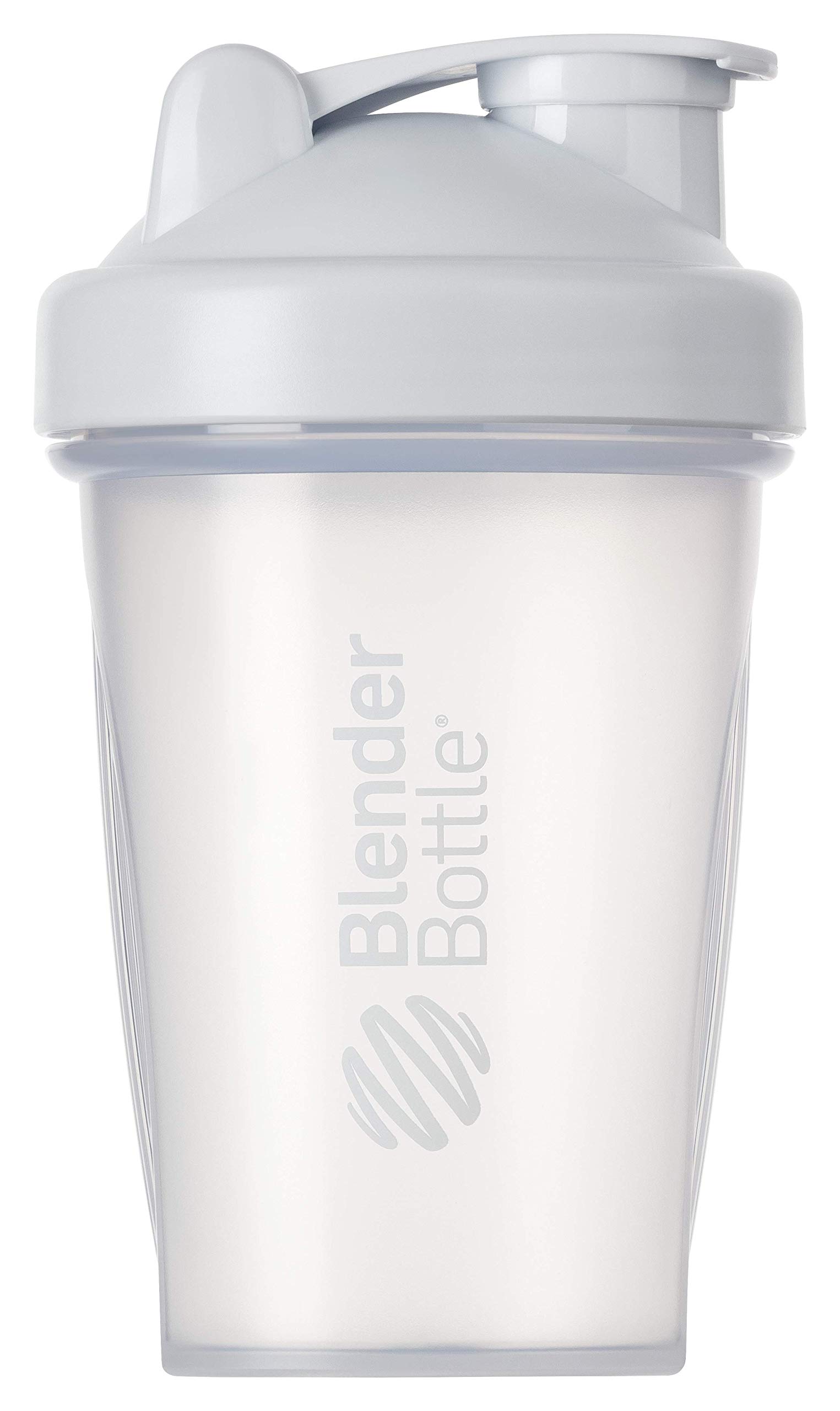 BlenderBottle Classic Botella de agua | Botella mezcladora de batidos de proteínas | con batidor Blenderball | libre de BPA | 590ml - blanco — view 7