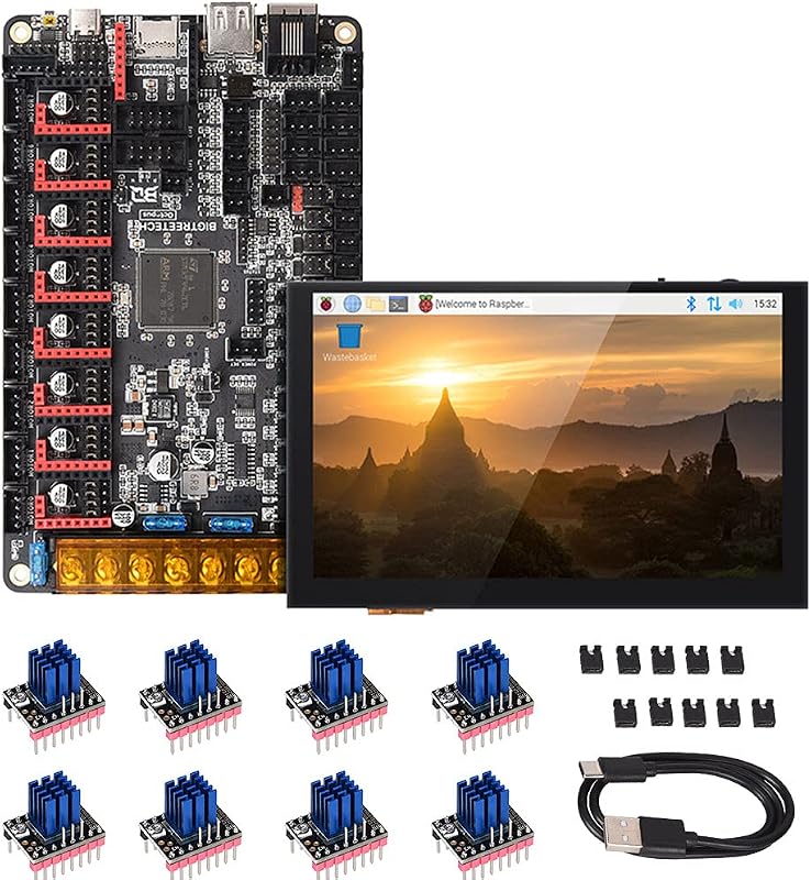 BIGTREETECH Octopus V1.1 3D nyomtató vezérlőkártya TMC2209 meghajtókkal és TFT50 érintőképernyővel