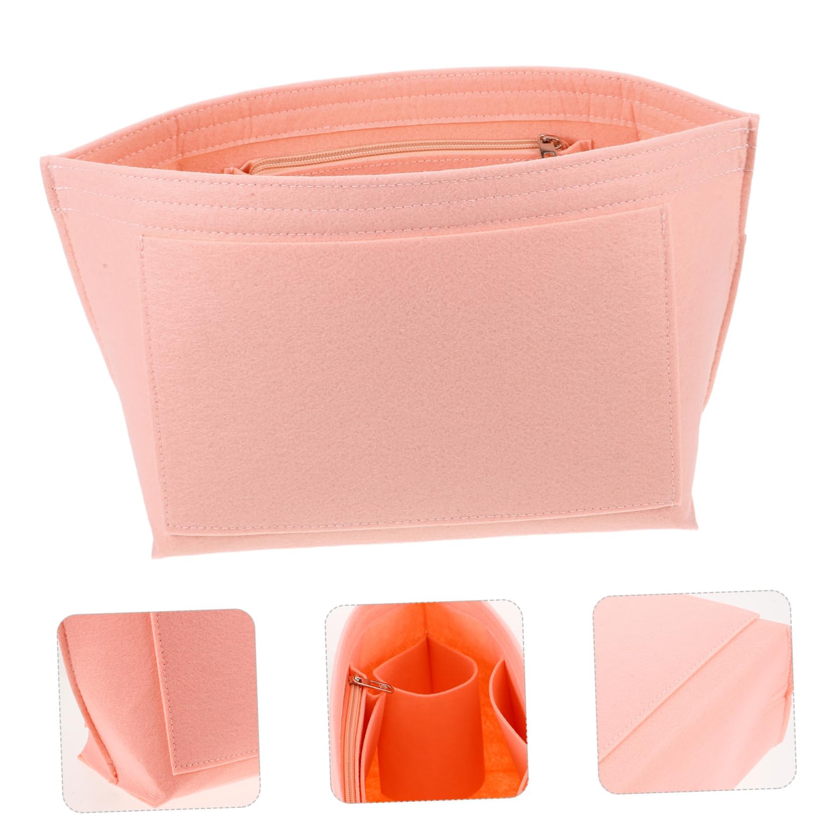 Didiseaon 4pcs Women's Tote Bag Work Large Bag Organizer Insert Felt Organizer Insert Purse Accessories