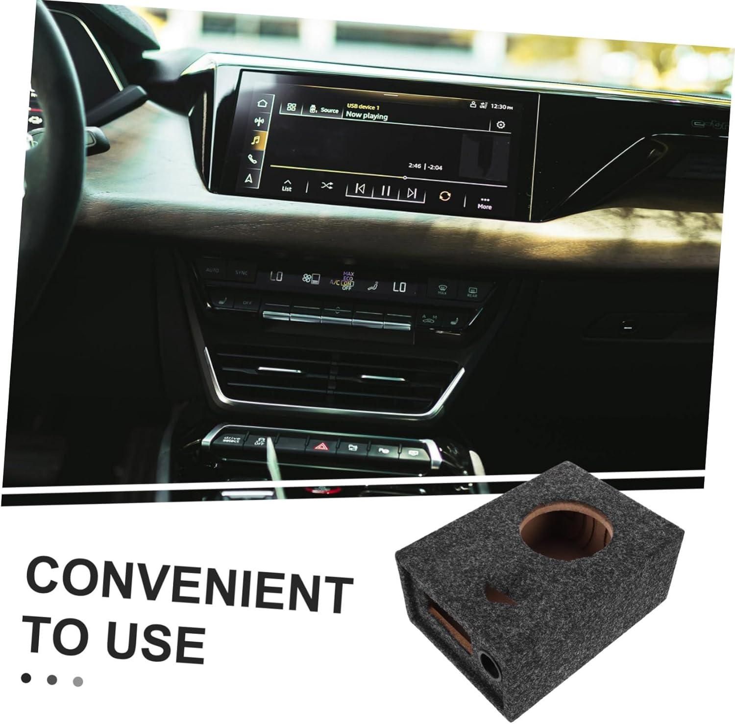 Car Subwoofer Box Enclosure Speaker Amplifier Improves Audio Quality DIY Tweeter Box