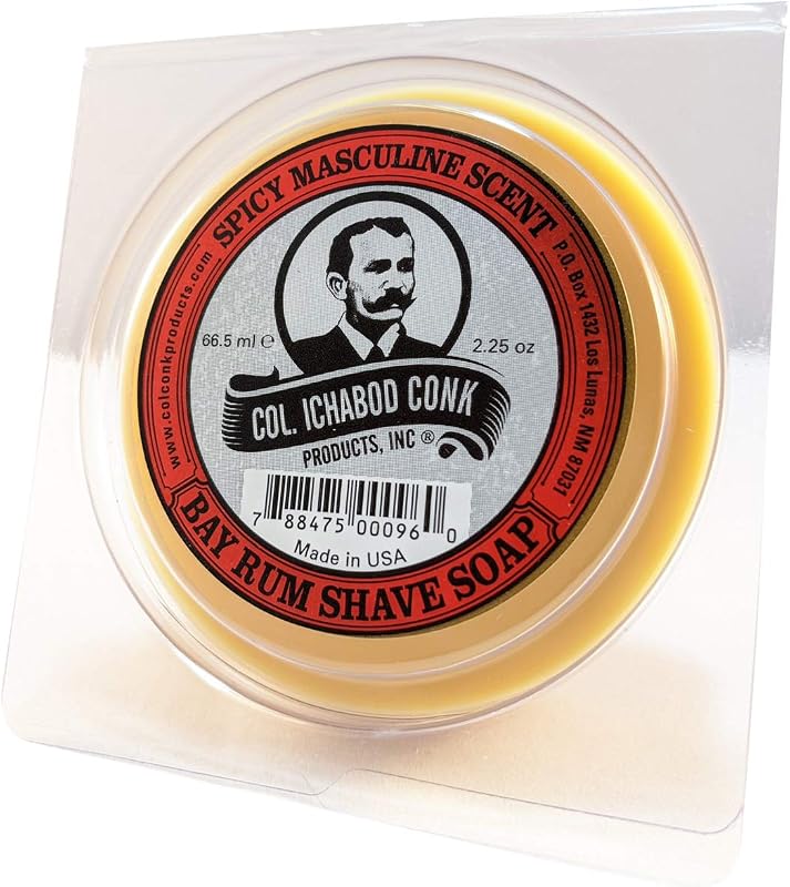 Jabón de afeitar Col. Conk Worlds Famous, ron de bahía (peso neto 2,25 oz)