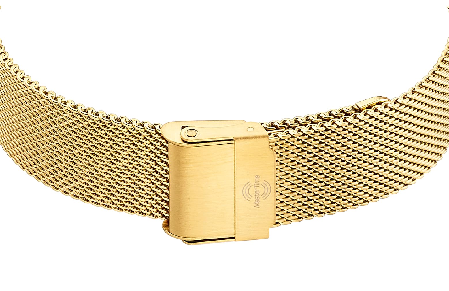 Master Time Funk Quarz Damen Uhr Analog-Digital mit Edelstahl Milanaise Armband MTLA-10949-12M