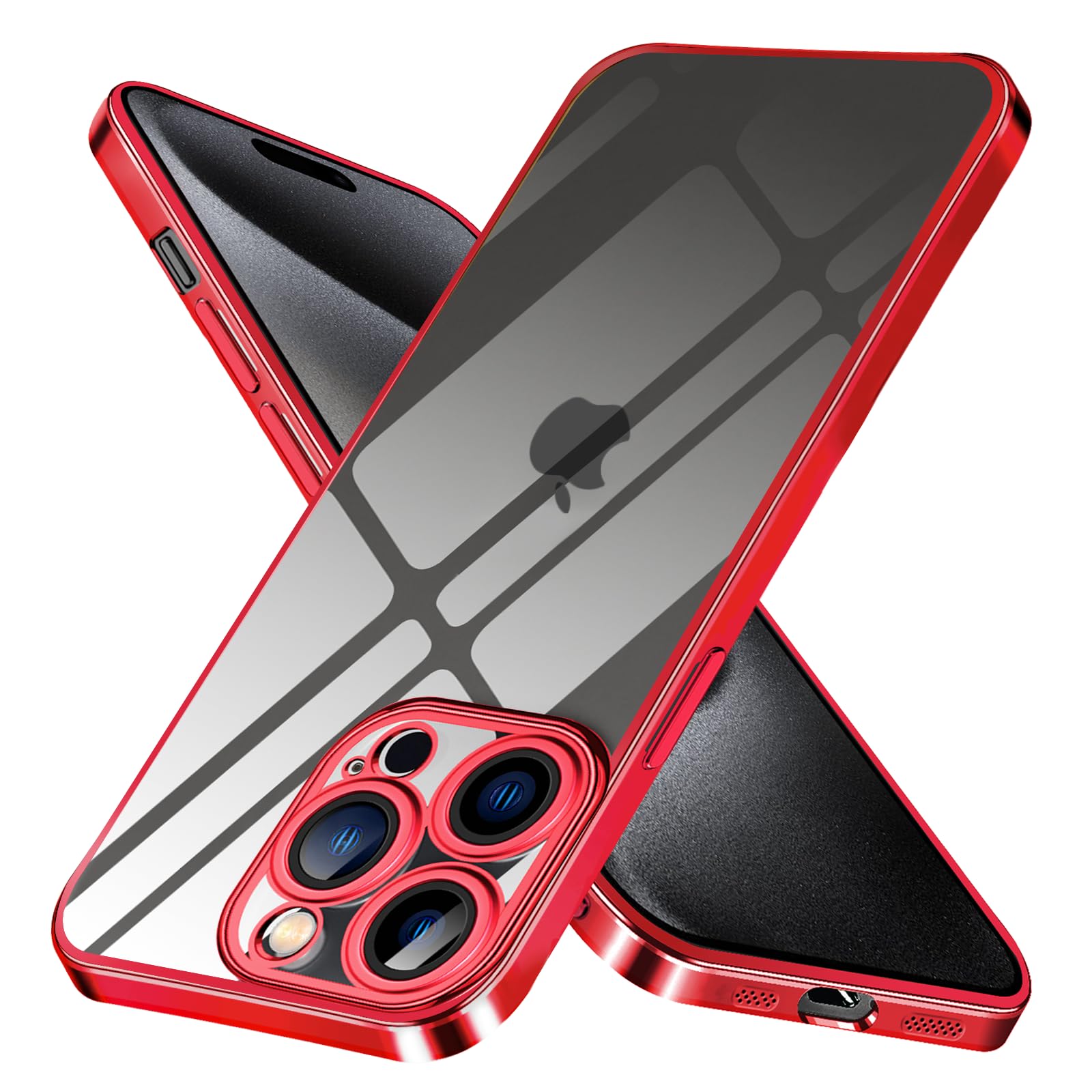 Amazon.co.jp: iPhone 15 Pro Max 用 ケース クリア レンズ保護 TPU