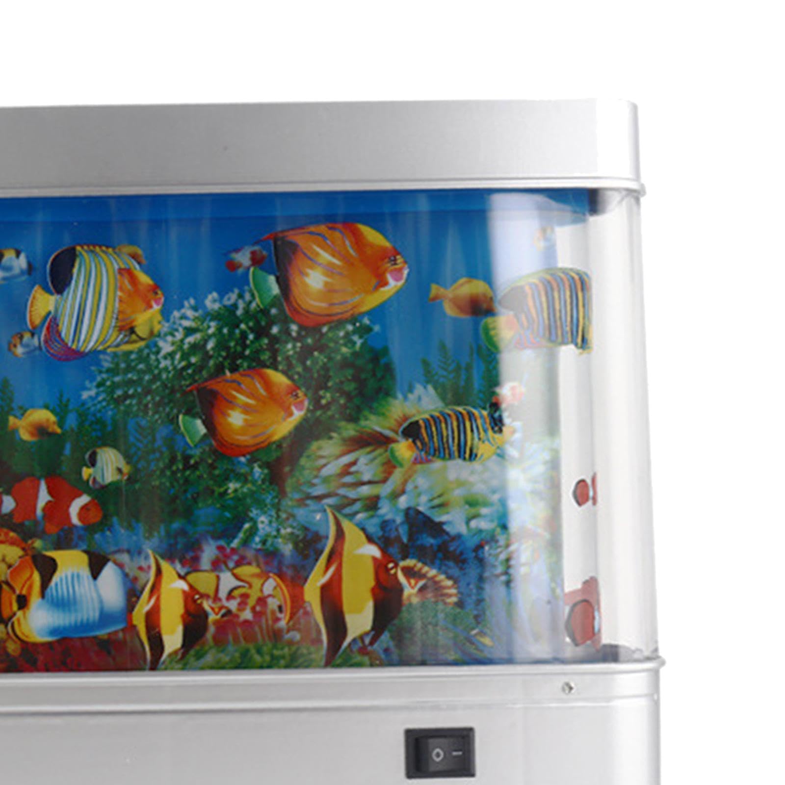 MagiDeal Lampada d'atmosfera per Acquario Luce Notturna Lampada Decorativa per Acquario per Pesci Viste Decorazione per Stanza in Movimento per