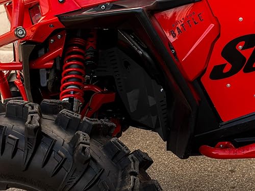 Miniatura 5 de SuperATV Protectores de guardabarros interiores negros resistentes para Polaris RZR XP 1000  XP TurboTurbo SS 1000 (ver ajuste)  1 par  chapado en