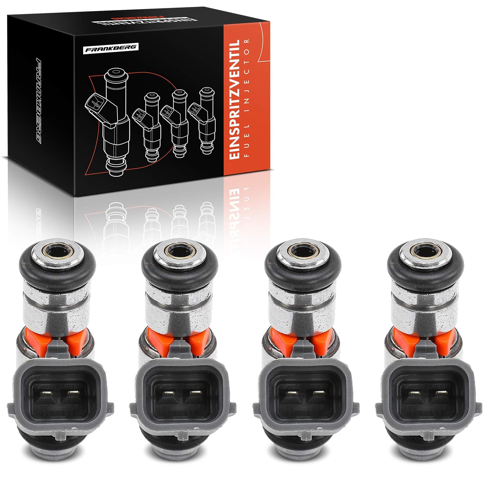 Frankberg 4x Buse d'injecteur de carburant 0280158257 | Compatible avec: Golf IV Variant 1J5, Nouvelle Coccinelle 1C1 9C1, O.c.t.a.v.i.a II 1Z3, Fourgonnette Polo Combi 6V5