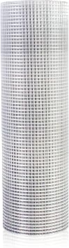 Hardware Cloth 1/4 inch 36in x 100 ft 23 Gauge, Garden Fencing,Chicken Wire Mesh Roll, Chicken Wire Fencing, Wire Fence Roll, Galvanized Mesh, Tree Guard, Mesh & Wire Cloth, Rat Wire, Hardware Mesh
