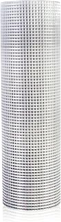 Hardware Cloth for Chicken Wire Fencing of Chicken Coop-1/2in Mesh AWG 19 Gauge 48in x 100ft Hot-Dip Galvanized Wire Mesh Roll-Raccoon Proof Rabbit Cages, Poultry Runs, Fencing for Gardens