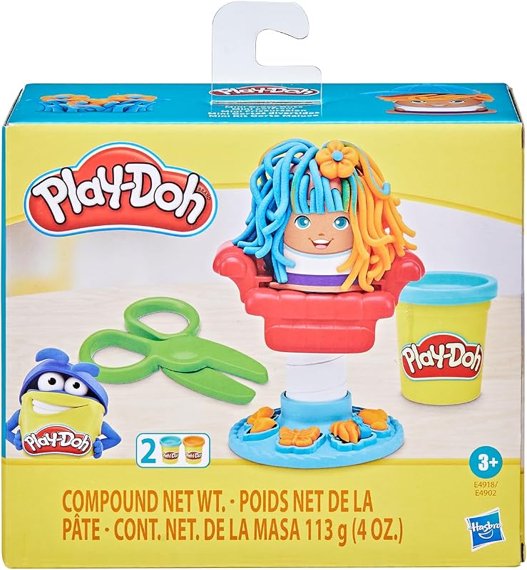 Play-Doh, Massinha de Modelar Infantil, Mini Kit Corte Maluco - Conjunto de Brinquedo com Acessórios e 2 Potes - A partir de 3 Anos