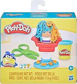 Play-Doh, Massinha de Modelar Infantil, Mini Kit Corte Maluco - Conjunto de Brinquedo com Acessórios e 2 Potes - A partir de 3 Anos