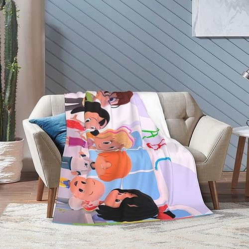 Miniatura 7 de Cleo - Manta de anime Cuquin de franela ultra suave y ligera para sofá, cama, uso en todas las estaciones, 60 x 50 pulgadas