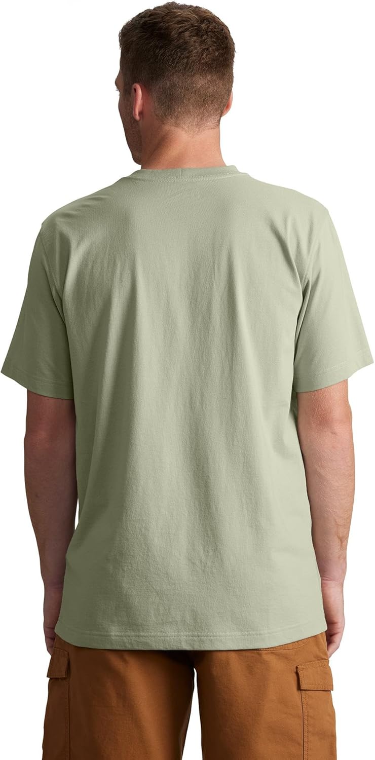 Carhartt Men's 106764 Relaxed Fit Lightweight Short-Sleeve Script Patch T-Shirt - Image 3