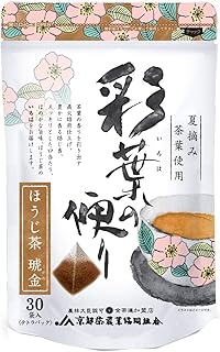 京都茶農業協同組合 ほうじ茶テトラパック 琥金 30P×4個