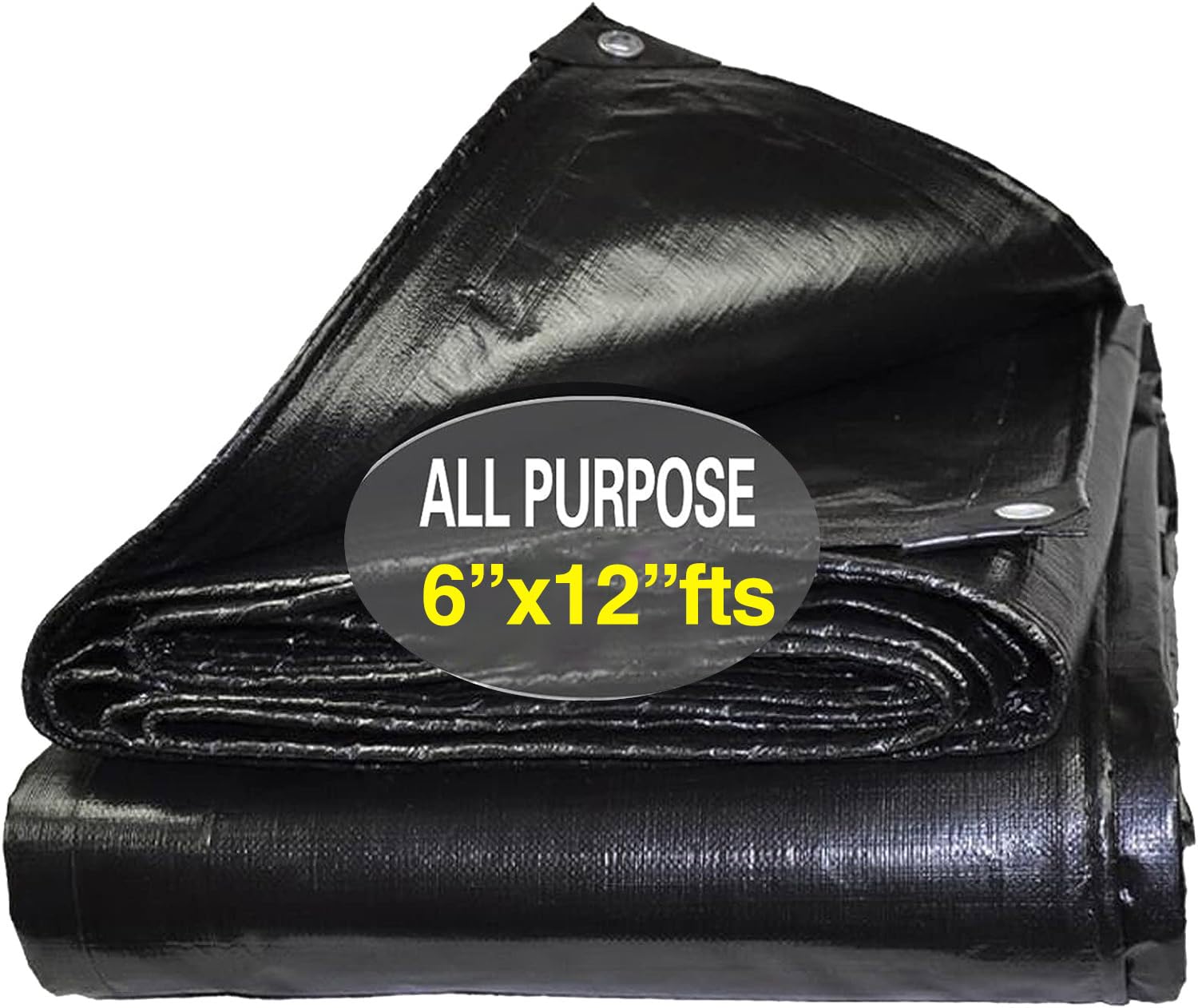 BUILDINGSHOP Tripal Waterproof Heavy Duty - Plastic Sheets for Covering 6" X 12" Feet, 100% Waterproof Virgin HDP Tarpaulin Heat Reduce Sheet for Roof Also As Rain Protector for Balcony (B0D2TLQCRS) Amazon Price History, Amazon Price Tracker