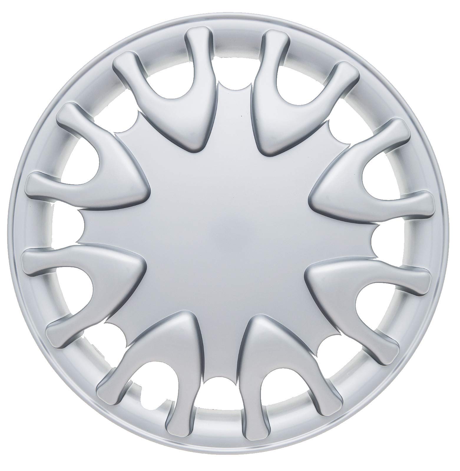 EMTC Taiwan Wheel Cover Pack of 4 | 14" Inch | EM-3084 Silver Universal Nested Style