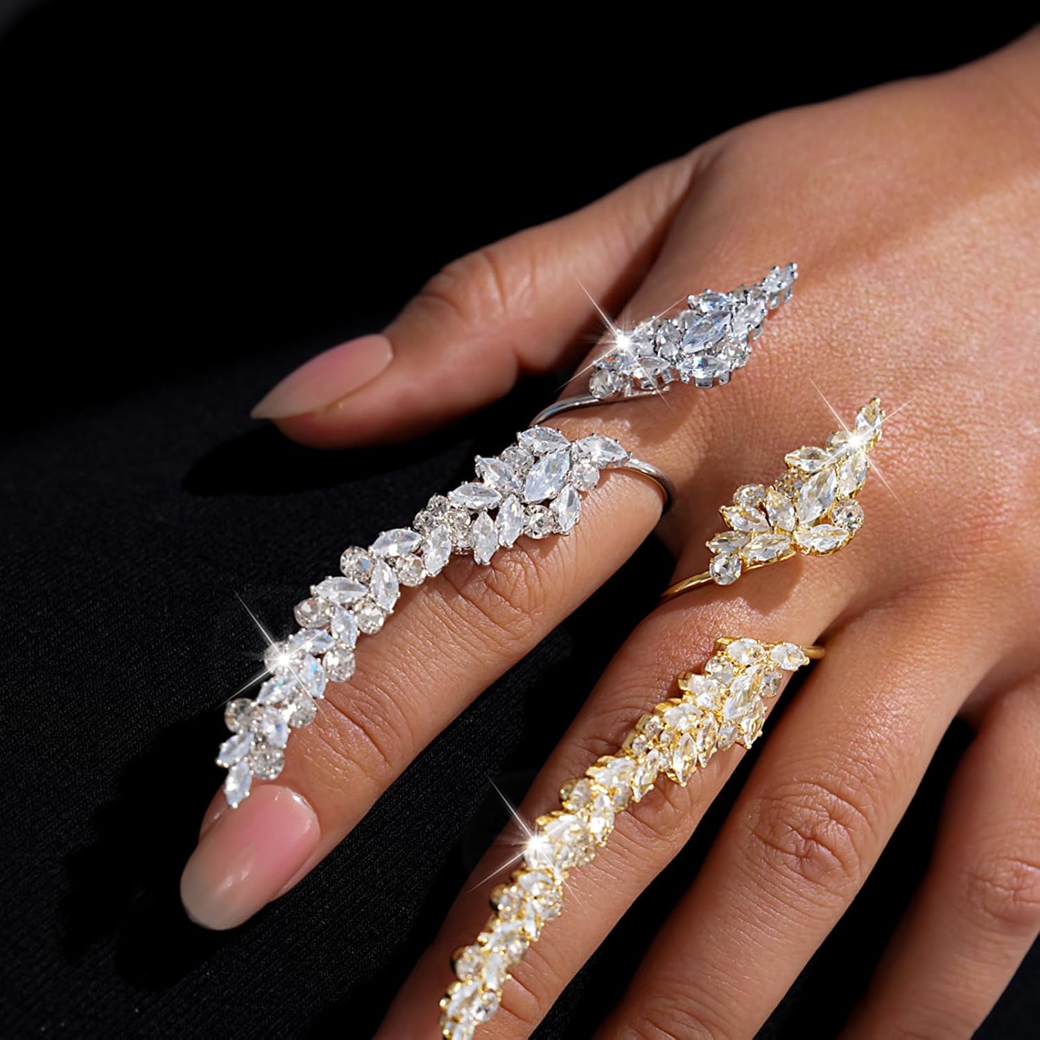 Cocktail Nail Statement Rings for Women image 4