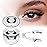 QUEWEL 2 Pair Magnetic Eyelashes Reusable Magnetic Eyelashes with Applicator No Glue Needed Eyelashes Natural Look Lash Clusters Kit Easy to Wear and Remove(B+I03)