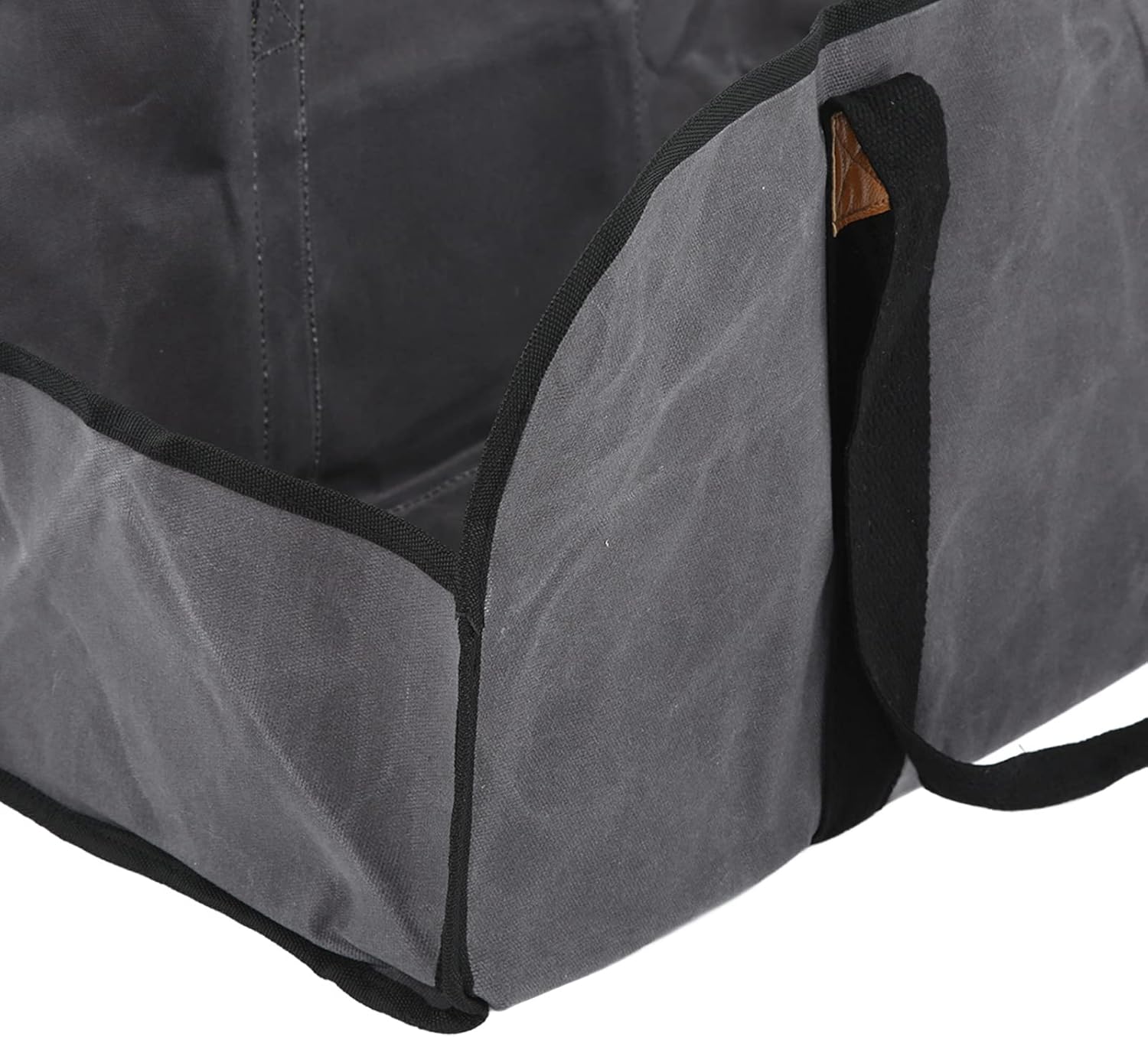 Firewood Carrier, Bag Canvas Waxed Large Firewood Log Tote Carrying Indoor Bag, Firewood Storage Tote, Fire Place Log Holders Outdoor Fire Wood Carrier with Handles