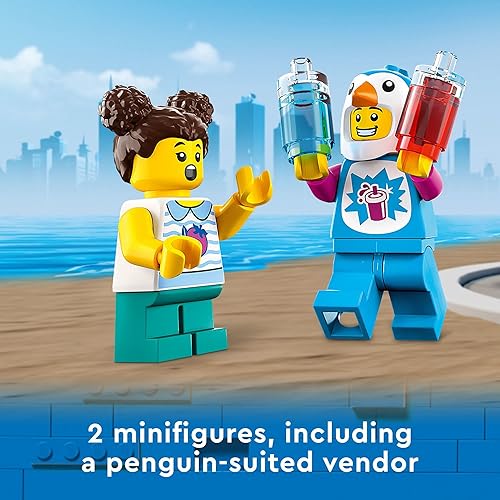 Miniatura 6 de LEGO City Penguin Slushy Van Juguete de construcción – Con un camión y una minifigura disfrazada, gran idea de regalo para niños y niñas, juguete de