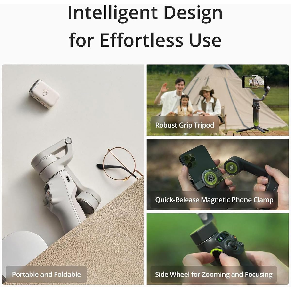 DJI Osmo Mobile 6, 3-Axis Phone Gimbal, Object Tracking, Built-In