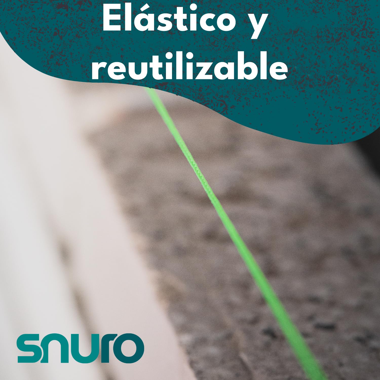 Cuerda de nailon (2 mm, 100 m, amarillo) – Cuerda de albañilería resistente fluorescente para cualquier aplicación – Cuerda resistente a la intemperie ideal para fijar – Fuerza de rotura 95 kg