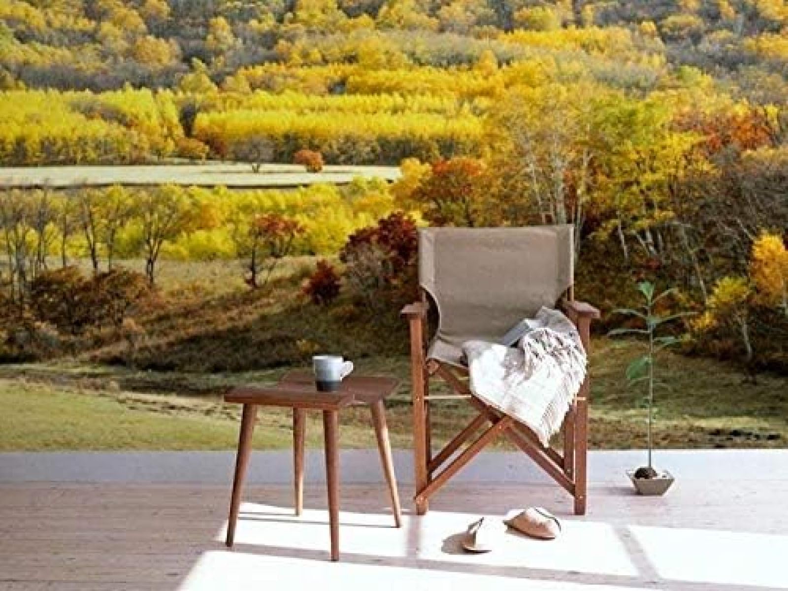 XLMING Jin Jin Qiuca Fotografía De Paisajes Naturales 3D Papel Pintado Sala De Estar Sofá Dormitorio Comedor Decoración Del Hogar Pared-350cm×256cm