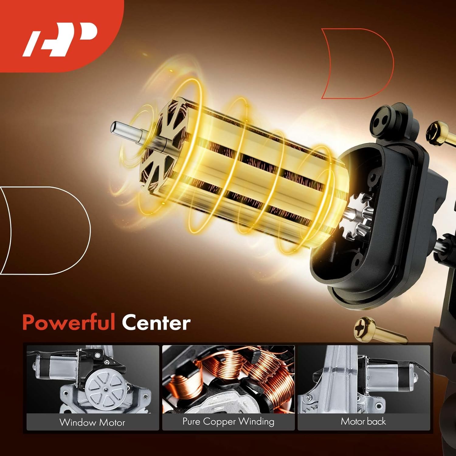 A-Premium Power Window Regulator with Motor Rear Passenger Side Compatible with Infiniti G35 2003 2004 2005 2006 Sedan, Rear Right Passenger Side, Replace# 82720AL500, 82730CM30A