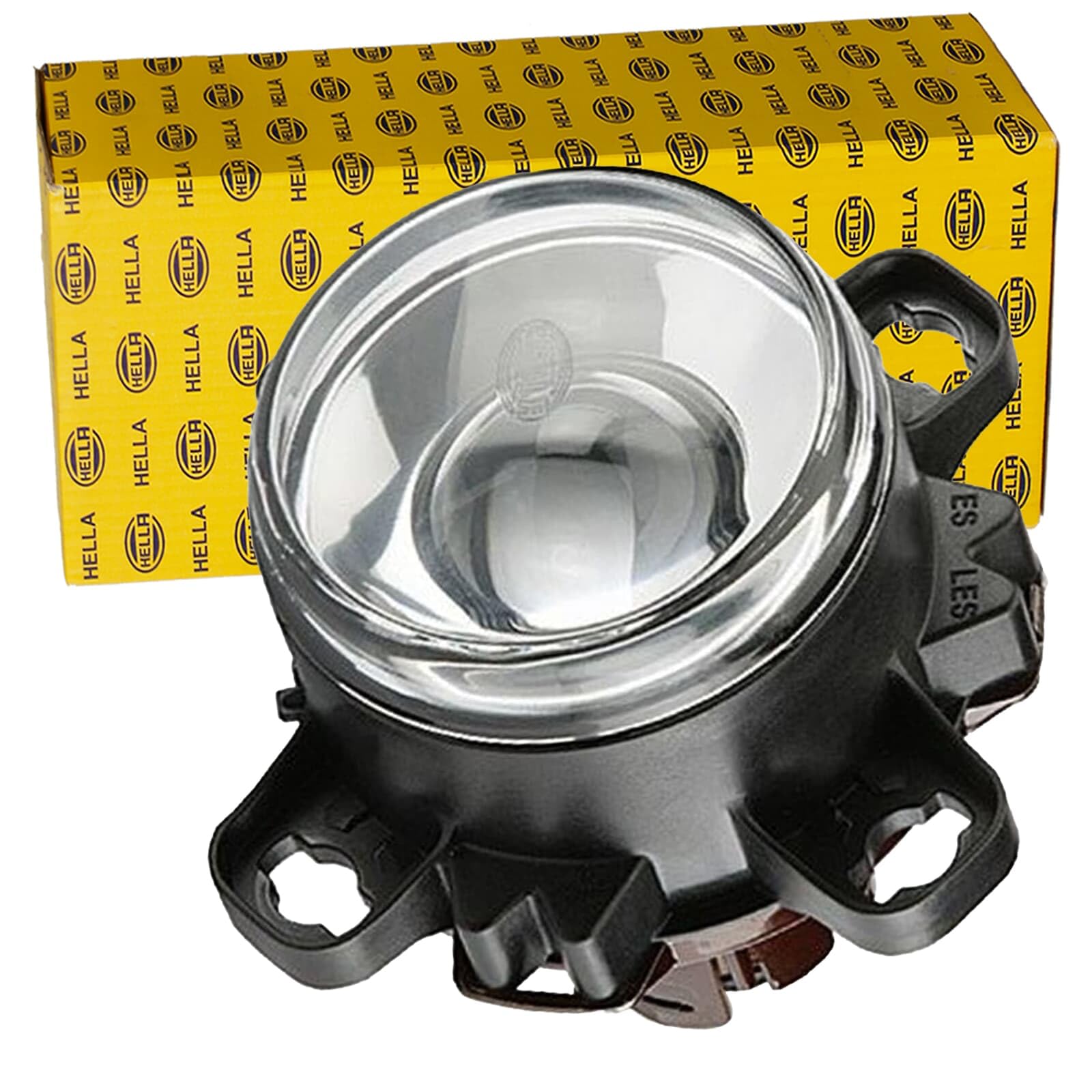 HELLA 1BL 247 042-011 Halógena/DE-Faro principal - 90mm Performance - 12V - redondo - Montaje - Tulipa transparente/Tulipa endurecida - Delante, derecha/Delante, izquierda