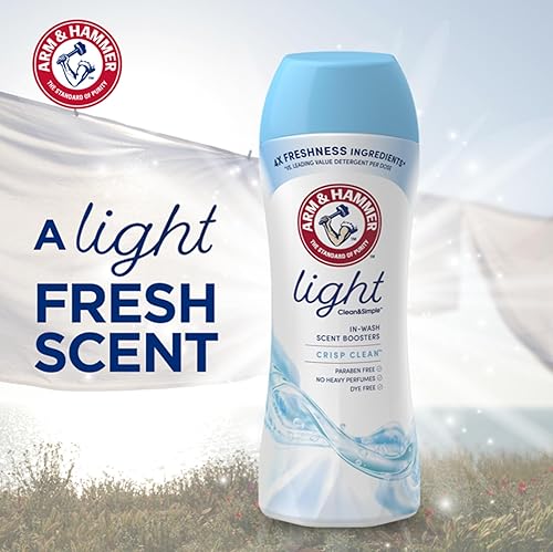 Miniatura 8 de Arm & Hammer Light In-Wash - Potenciador de aroma Crisp Clean de 24 onzas (paquete de 4)