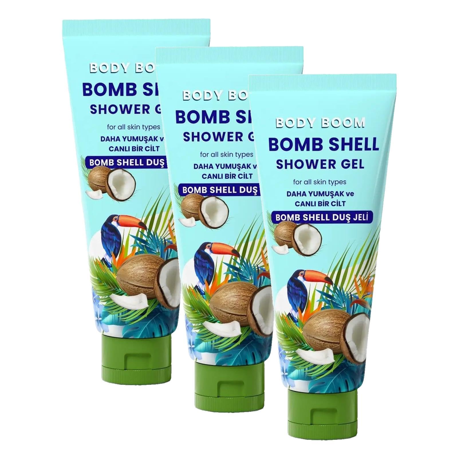 BODY BOOM Bomb Shell Duş Jeli 250 ML 1 Paket (1 x 1 Adet) (3 paketi)