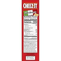 Vista 9 de Cheez-It Galletas de queso, galletas horneadas, aperitivos de oficina y niños, cuatro quesos italianos, caja de 12.4 onzas (1 caja)