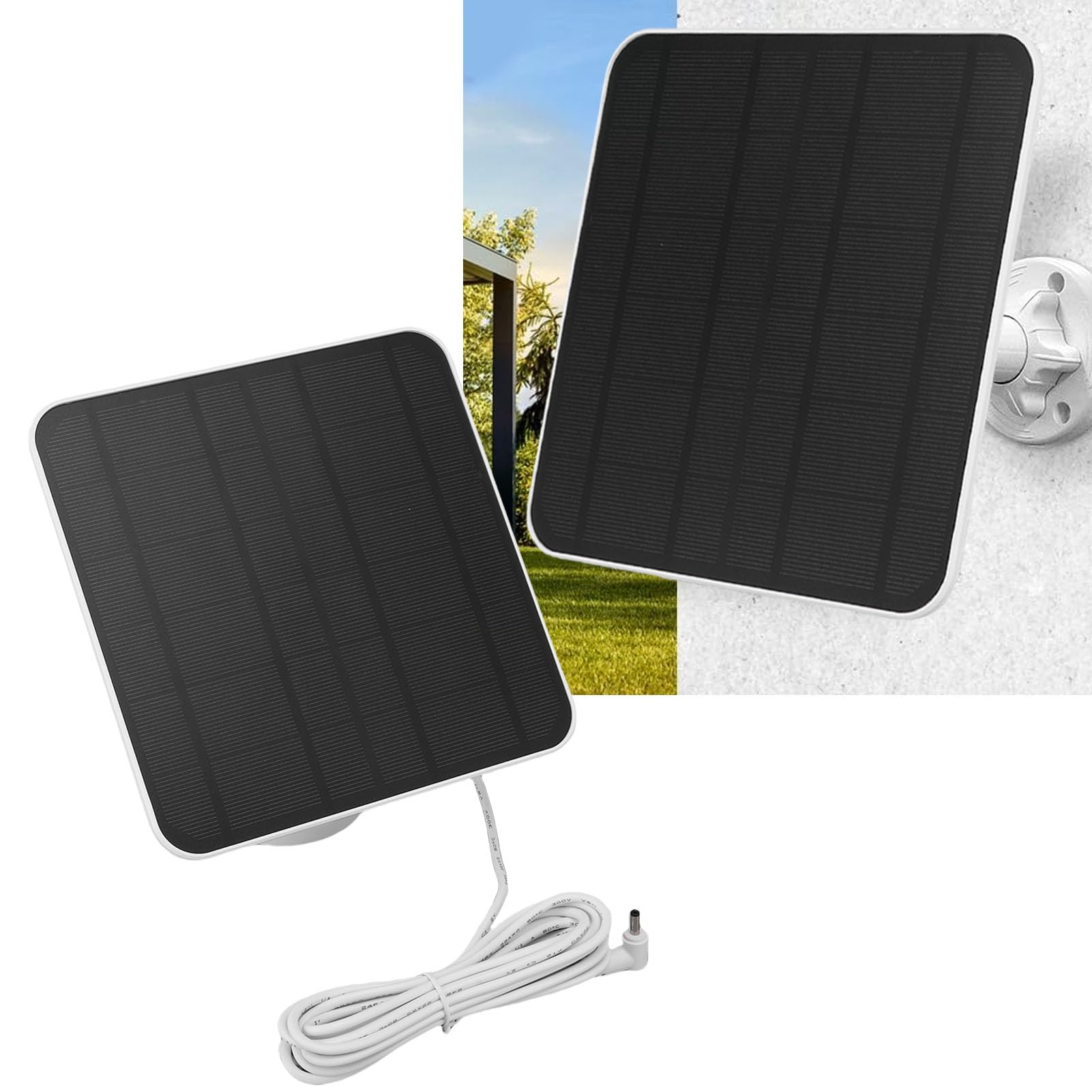 Aramox 2pcs 12W Panneau Solaire pour Cam Plus Pro