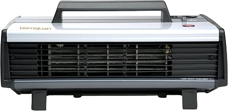 Kemajuan Heat Convector WOT, Electric Space Heater with Twin Turbo Design, 2000W with Three Power Settings, Two Fan Speeds and Side Vents for Enhanced Air Flow