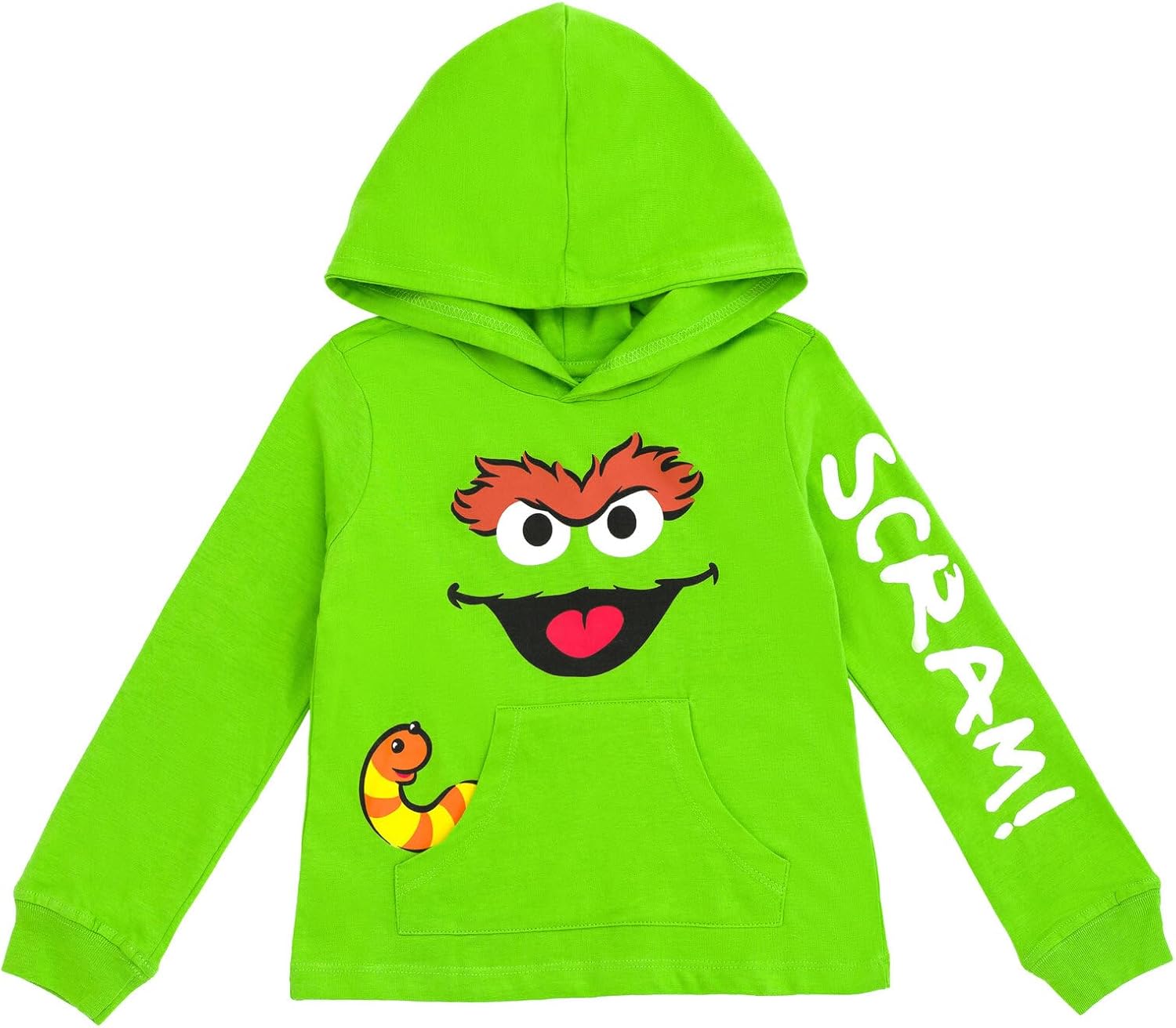 Sesame Street Hooded Matching Family Cosplay Long Sleeve Hooded T-Shirt Infant to Adult Sizes (12 Months - 2XL)