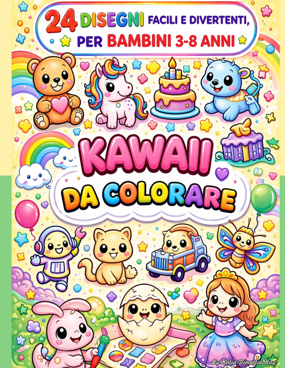 Kawaii da Colorare: Libro da Colorare per Bambini (Libri da Colorare Kawaii per Bambini)