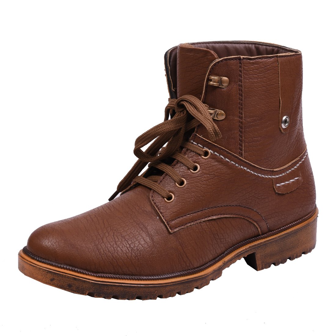 KNOOSMens Wav911-Tan Synthetic Leather Boot