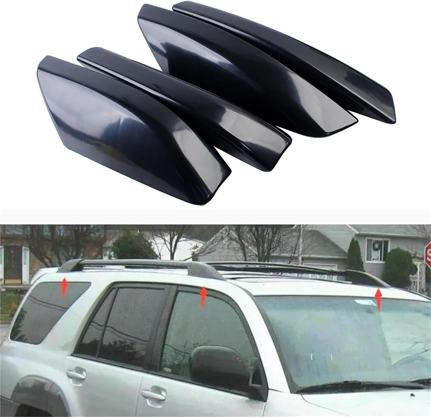 Roof Rack Cover 4pcs for 4Runner N210 2003-2009 image 2