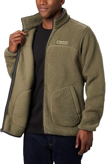Polar Columbia Rugged Ridge 2 Sherpa Full Zip, Chaqueta De Forro Polar Sherpa Con Cremallera Para Niños Columbia Hombre