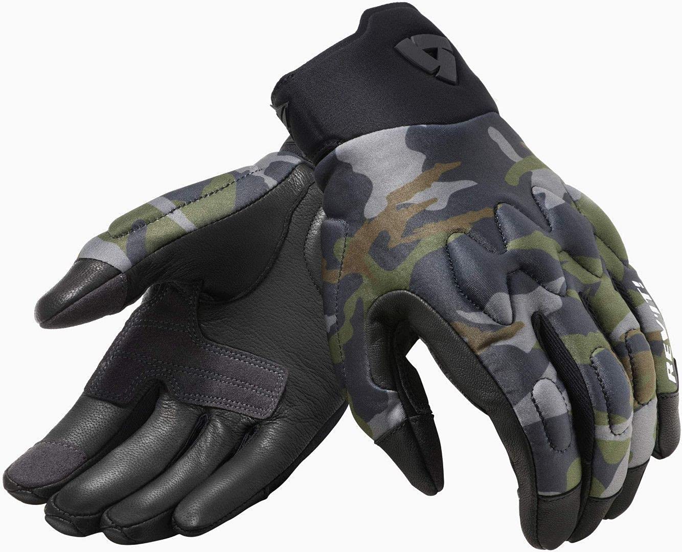 REV'IT! Revit Spectrum Guanti da moto, nero/camouflage, 2XL