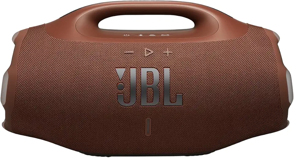 JBL, Caixa de Som, Boombox 4, Bluetooth, Som JBL Pro, AI Sound Boost, Graves Personalizáveis, Bateria de até 34h, IP68, Áudio Lossless – Marrom