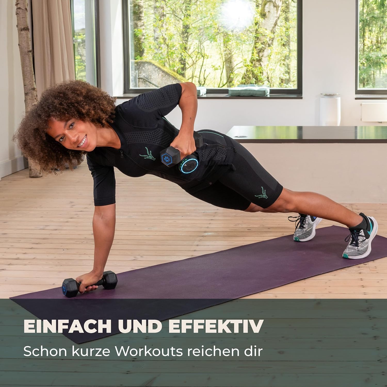 Antelope Evolution Frauen EMS Anzug Größe XS-XXL, Komplettsystem für effektives Ganzkörpertraining, Fitnessgerät für Zuhaus oder Studio, unterstützt beim Abnehmen und Muskelaufbau