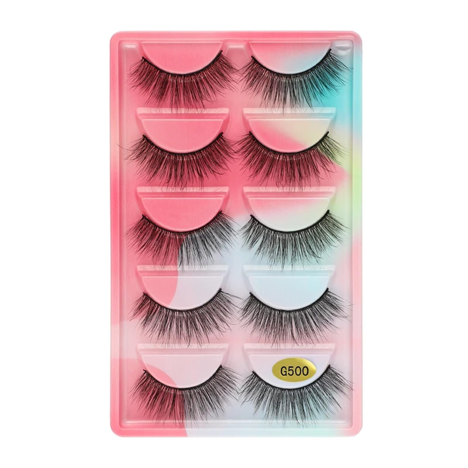 UAMOU 50 100 200 pairs Eyelashes faux mink lashes natural 3d mink eyelashes volume false lashes in bulk