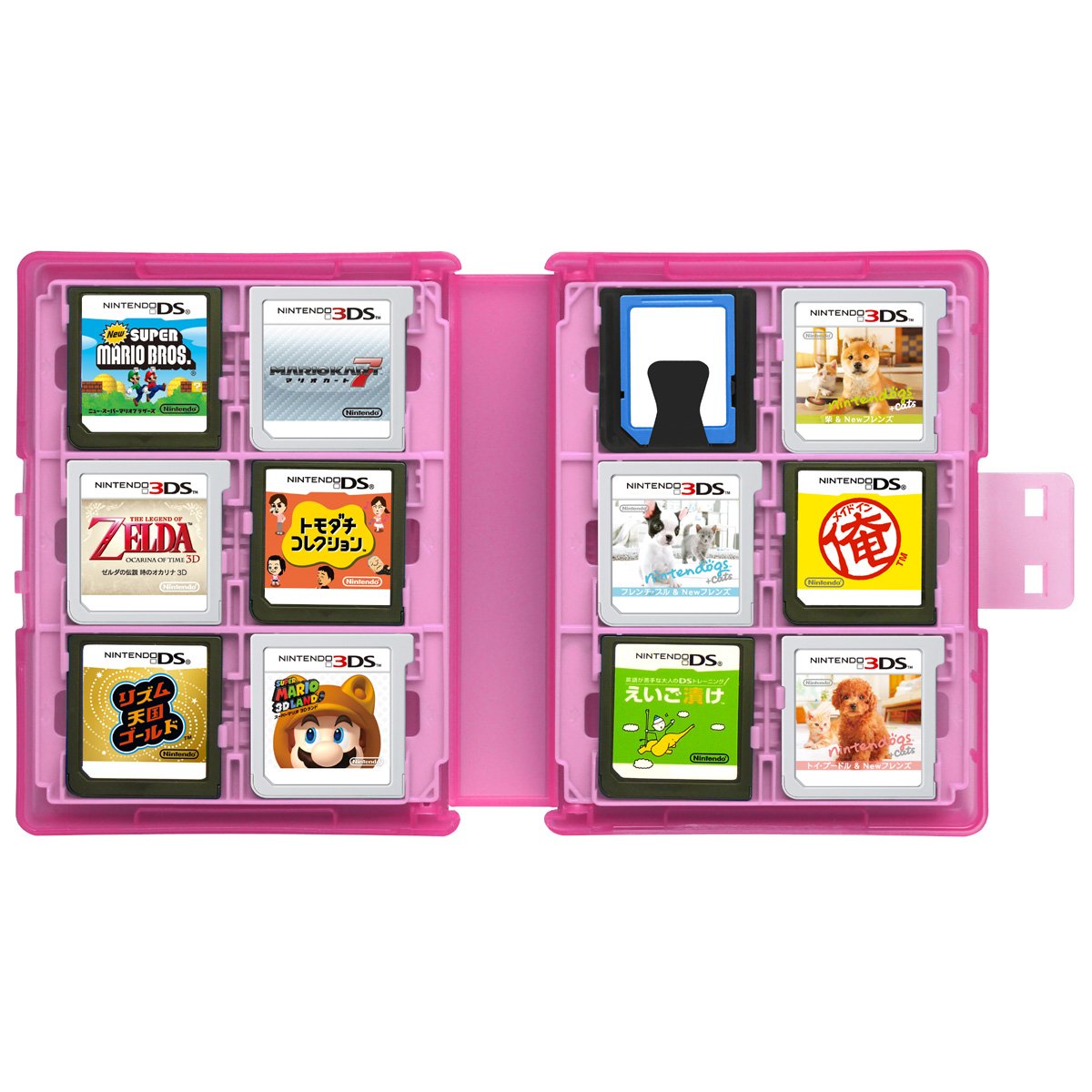 Amazon | カードケース24 for ニンテンドー3DS ピンク | カードケース