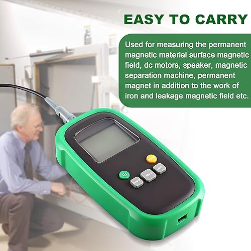 Miniatura 6 de TES12A Medidor digital Tesla Gaussmeter con interruptor automático de rango 0-200mT/0-2000mT Precisión de 0 ~ 1000 mT ± 2%/1000 ~ 2400mT Versión