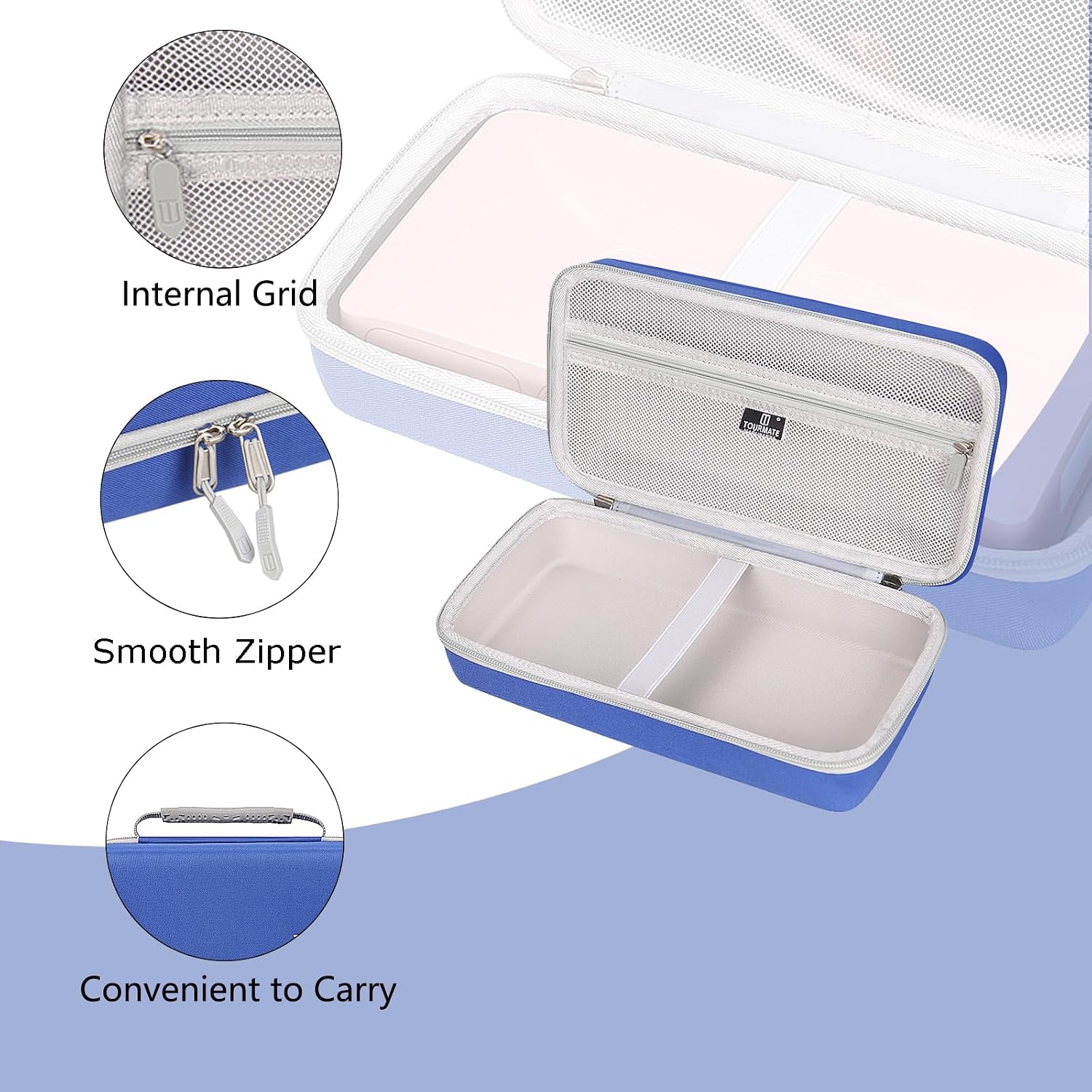 Tourmate Hard Case for Halo Bolt Air+ 55500mAh/58830 mWh/44400 mWh Portable Emergency Power, Travel Case for Halo Bolt Compact Portable - Vehicle Jump Starter with Air Compressor (Box Only) image 5