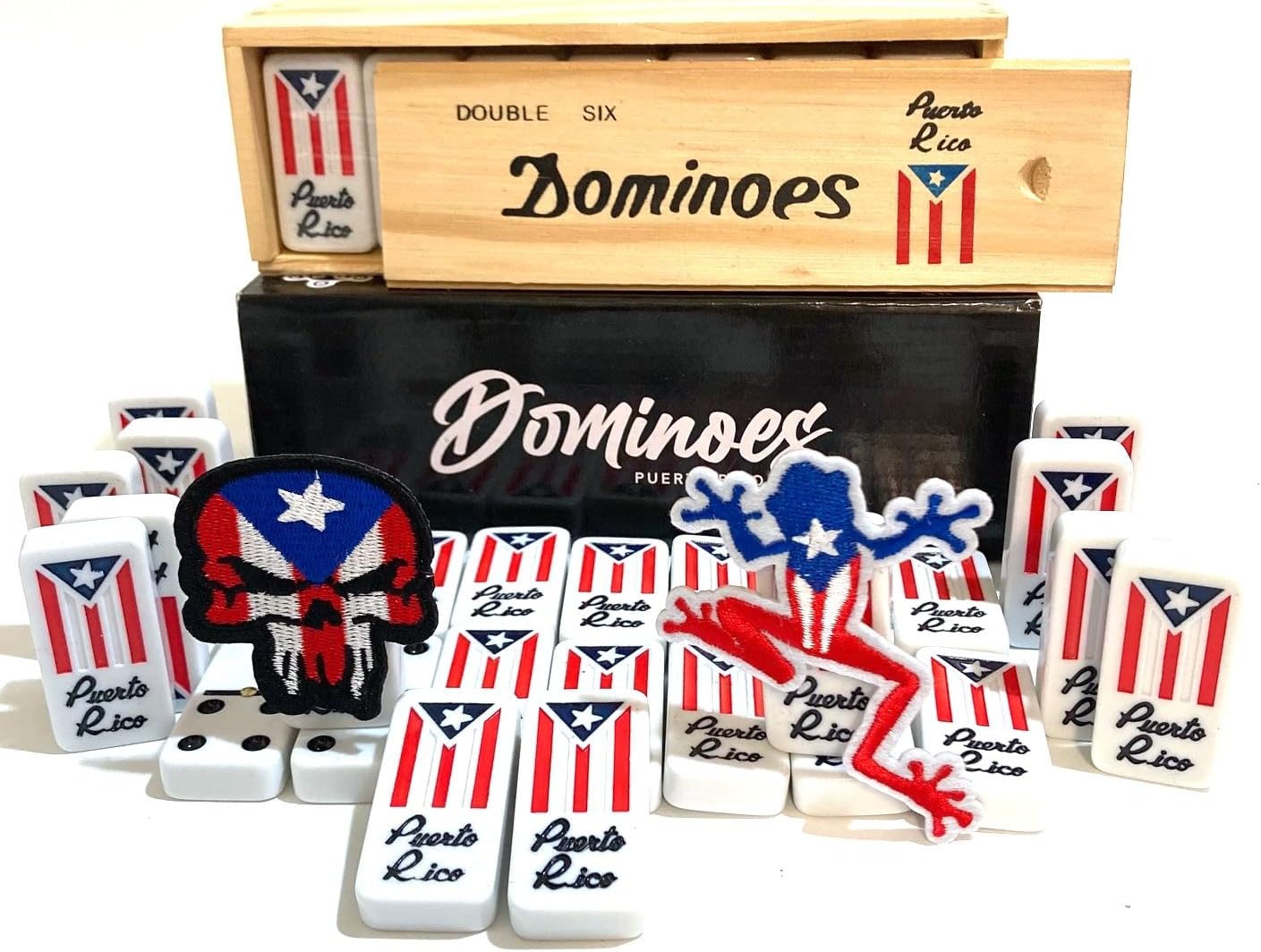 Puerto Rico Dominoes Adult Set Gifts Double six miniatura 7
