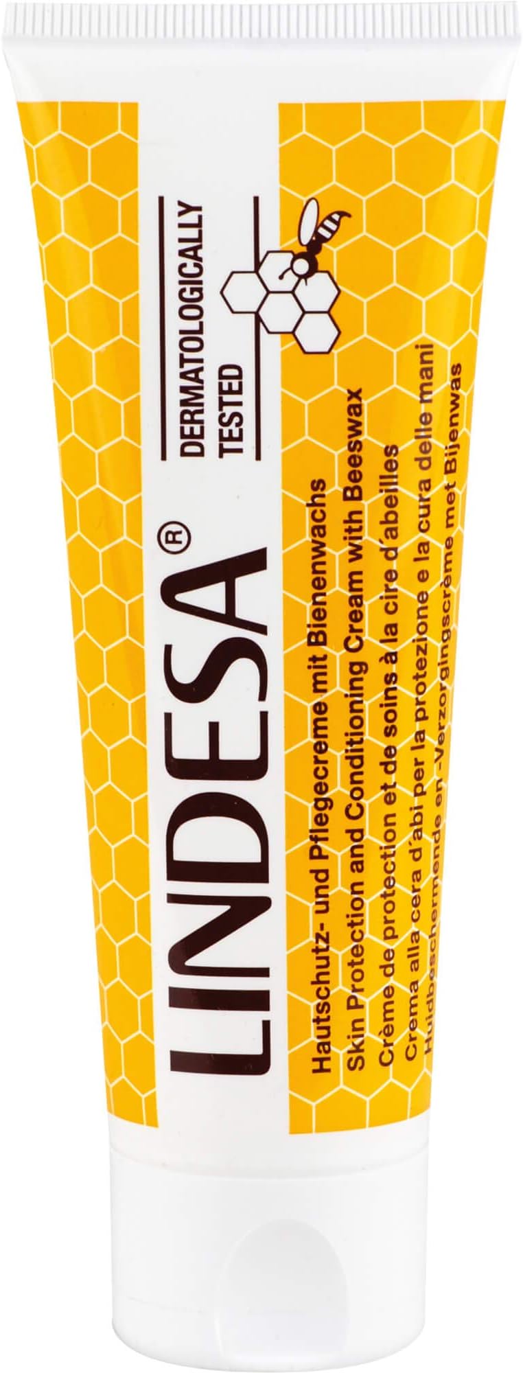 LindesaHautschutz- und Pflegecreme mit Bienenwachs, 75 ml Cream