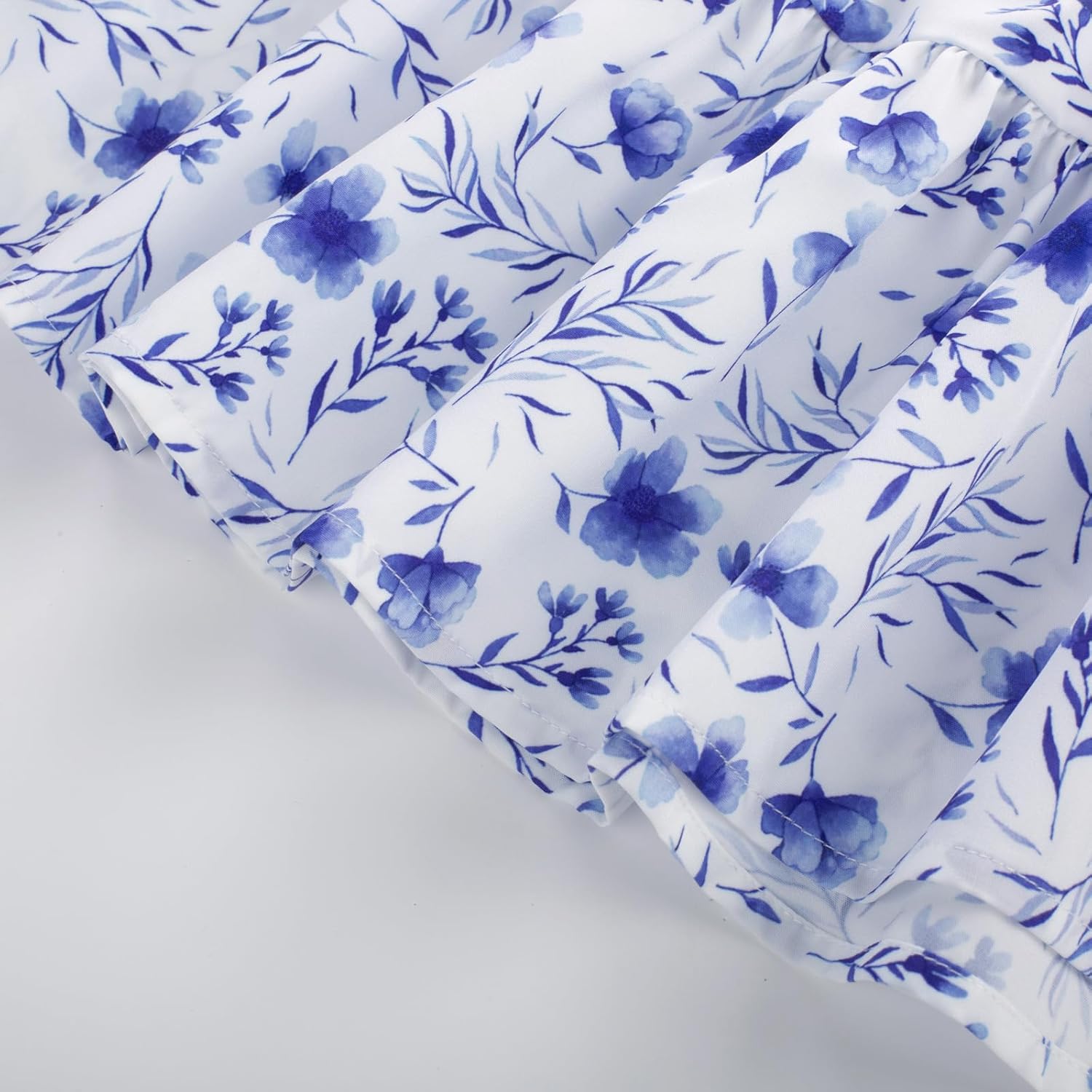 GRACE KARIN Girls Summer Dress Off Shoulder Floral A-line Midi Dress 5-14Y - Image 8