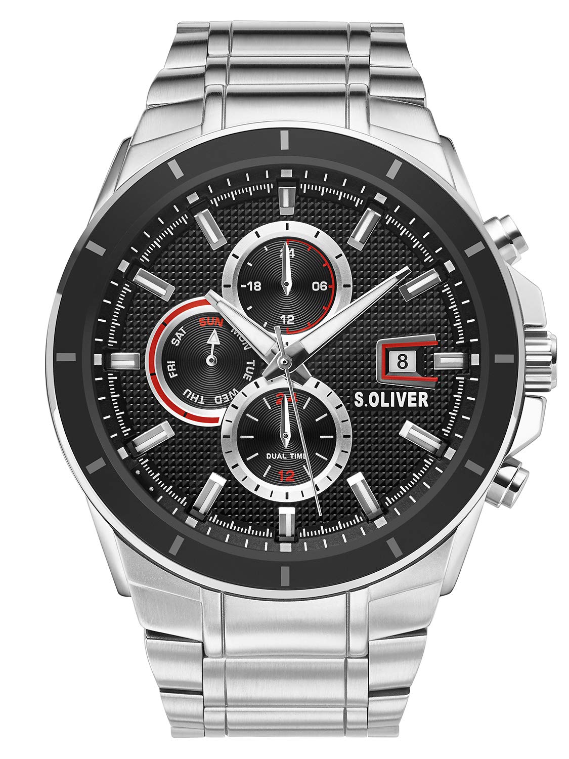 s.Oliver Time Herren Multifunktionsuhr